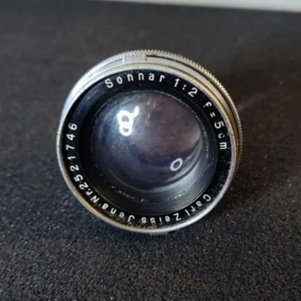 RARE Carl Zeiss Jena Sonnar f2 1:2 5cm 50mm - № 2521746 - Camera Photo Lens